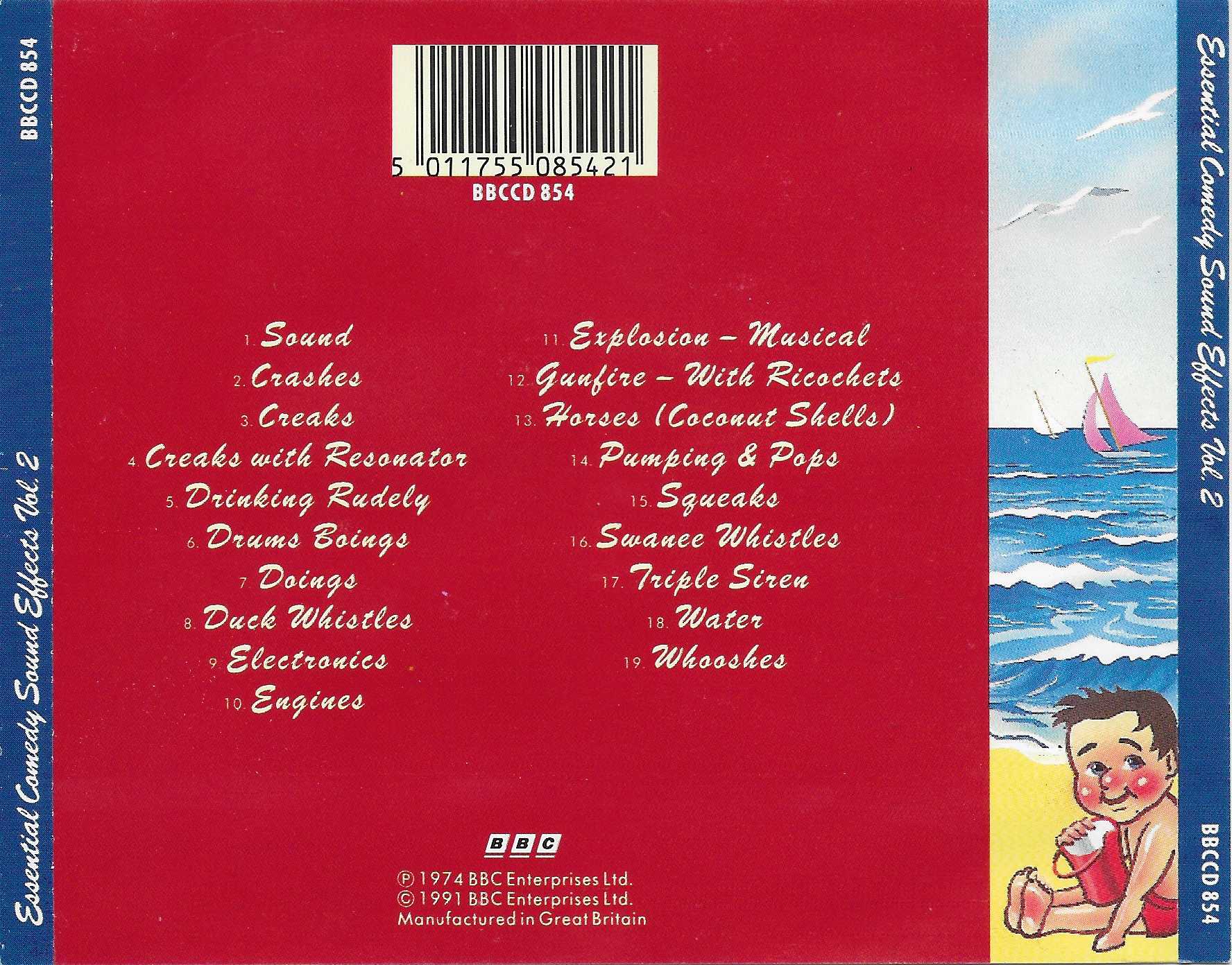 Back cover of BBCCD854
